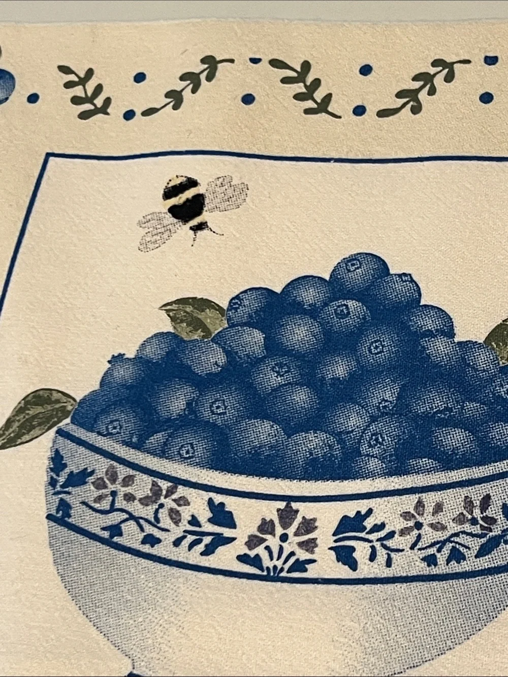 Blueberry 🫐 Decorative Kitchen Towel - Blue